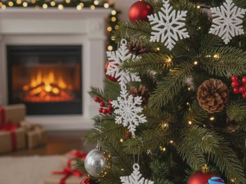 7 dekoracji choinkowych w kształcie płatków śniegu do wydrukowania Model do druku 3D