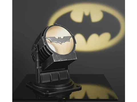 Proyector Bat-Señal 3 Piezas Pre-soportado Modelo de impresión 3D