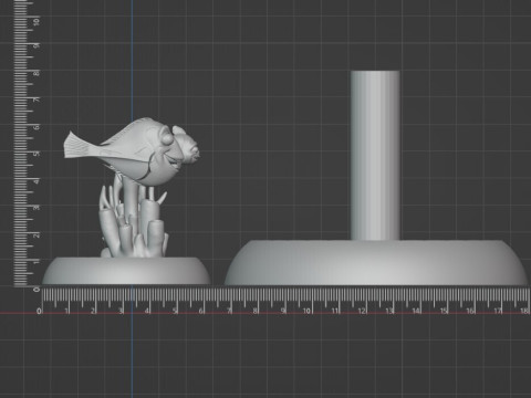 Ikan adalah Teman Bukan Makanan - Pra-Dukungan Bruce Marlin dan Dory Diorama STL Model Cetak 3D