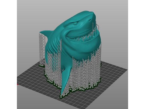Ikan adalah Teman Bukan Makanan - Pra-Dukungan Bruce Marlin dan Dory Diorama STL Model Cetak 3D