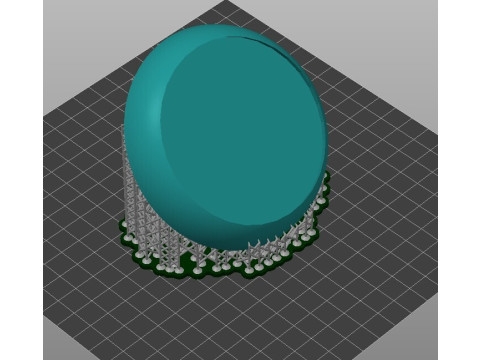 पोक बॉल से चरज़ार्ड का फटना - पूर्व-समर्थित 3D प्रिंट मॉडल