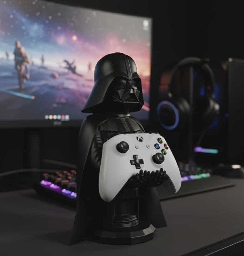 Darth Vader Controller Stand - 3D-afdrukbare Joypad-houder STL 3D printmodel .c4d .max .obj .3ds .fbx .stl .blend 