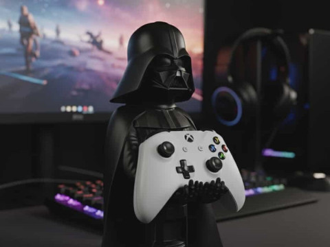 다스 베이더 컨트롤러 스탠드 - 3D 인쇄 가능한 조이패드 홀더 STL 3D 프린트 모델