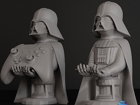 Darth Vader Controller Stand - 3D-afdrukbare Joypad-houder STL 3D printmodel