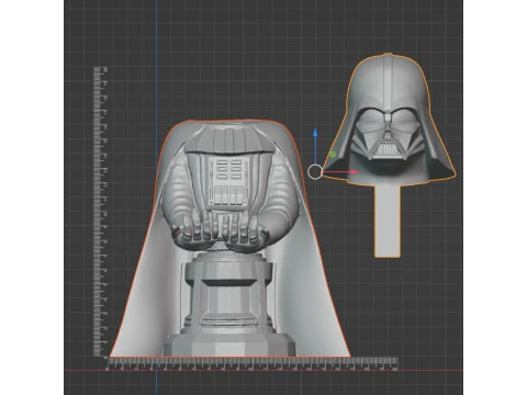 Darth Vader Controller Stand - 3D Printable Joypad Holder STL 3D Print Model