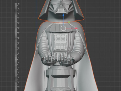 Darth Vader Controller Stand - 3D-afdrukbare Joypad-houder STL 3D printmodel