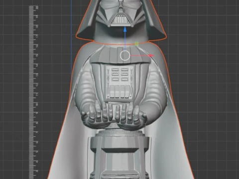Darth Vader Controller Stand - 3D Printable Joypad Holder STL 3D Print Model