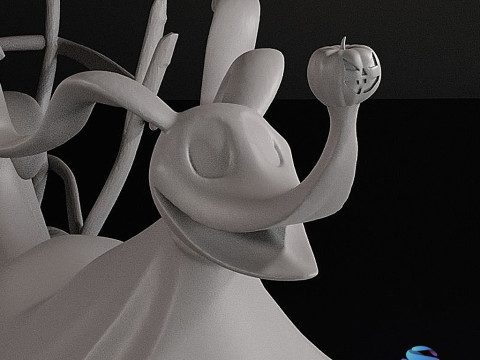 Собачья будка Zeros «Кошмар перед Рождеством» 3D-модель для печати, состоящая из 3 частей со вставкой в ​​основании 3D Принт Модель