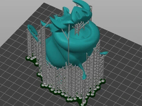 Pumbaa The Lion King Inspired 3D Printable Figure with Base Pre-Supported STL 3D Print Model