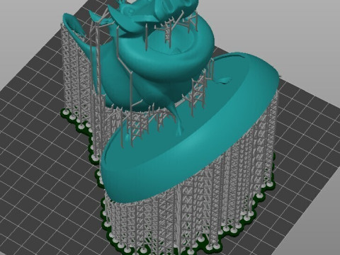 Von Pumbaa, dem König der Löwen, inspirierte 3D-druckbare Figur mit vorunterstützter STL-Basis 3D Druckmodell