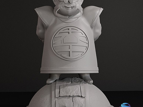 King Kai Tam Şekil 3D STL Ön Destekli 3D Baskı Modeli
