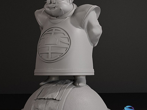 King Kai Tam Şekil 3D STL Ön Destekli 3D Baskı Modeli