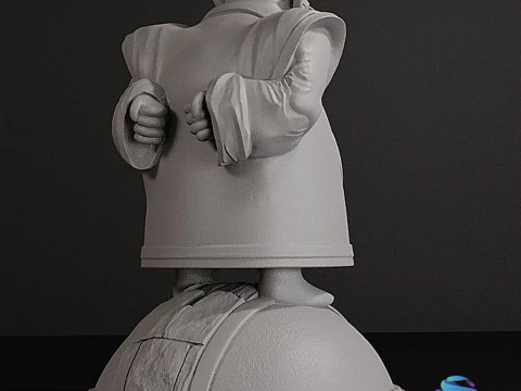 King Kai Full Figure 3D STL Pre-Supported 3D Print Model