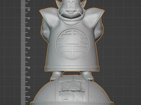 King Kai Tam Şekil 3D STL Ön Destekli 3D Baskı Modeli