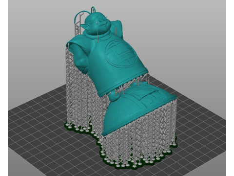 King Kai Tam Şekil 3D STL Ön Destekli 3D Baskı Modeli