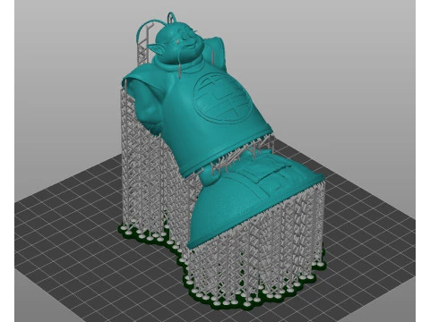 King Kai Full Figure 3D STL Pre-Supported 3D Print Model