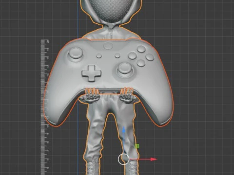 Joypad Stand Squid Guard 3D Printable Controller Holder STL 3D Print Model