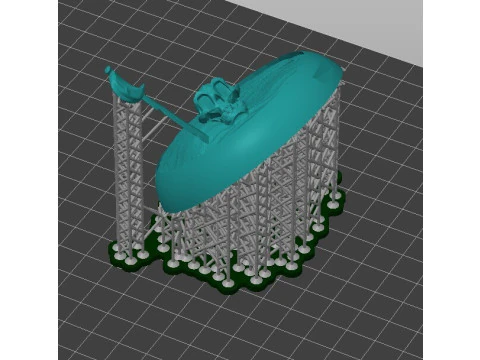 Guybrush Threepwood Monkey Island 3 Diorama STL 3D Print Presupported 3D Print Model