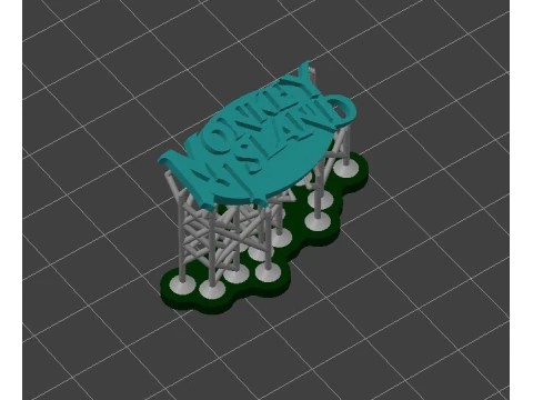 Guybrush Threepwood Monkey Island 3 Diorama STL 3D Print Presupported 3D Print Model