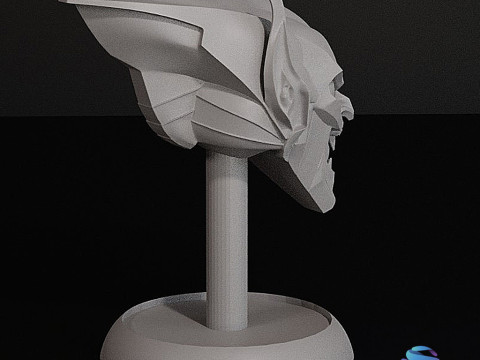 Pra-dukungan Model Cetak 3D Helm Green Goblin Model Cetak 3D