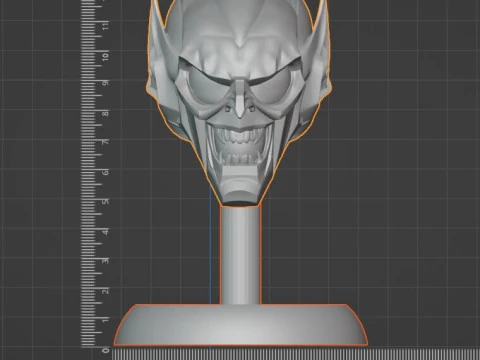 Pre-soporte del modelo imprimible en 3D del casco de duende verde Modelo de impresión 3D