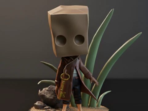 모노 인쇄 가능 3D STL - 사전 지원되는 STL 단일 조각 3D 프린트 모델