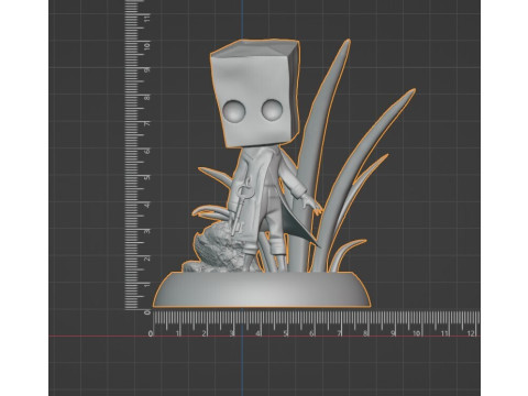 Monochromatyczny druk 3D STL – wstępnie obsługiwany pojedynczy element STL Model do druku 3D