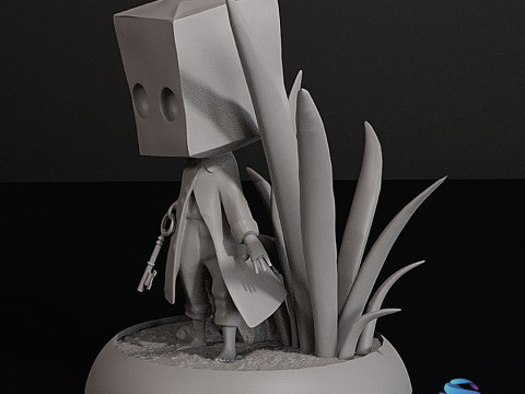 Monochromatyczny druk 3D STL – wstępnie obsługiwany pojedynczy element STL Model do druku 3D