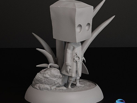 Monochromatyczny druk 3D STL – wstępnie obsługiwany pojedynczy element STL Model do druku 3D