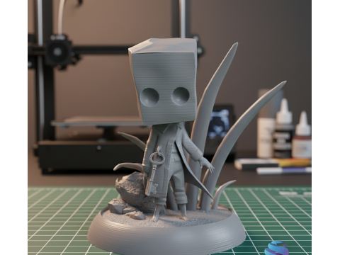 Monochromatyczny druk 3D STL – wstępnie obsługiwany pojedynczy element STL Model do druku 3D