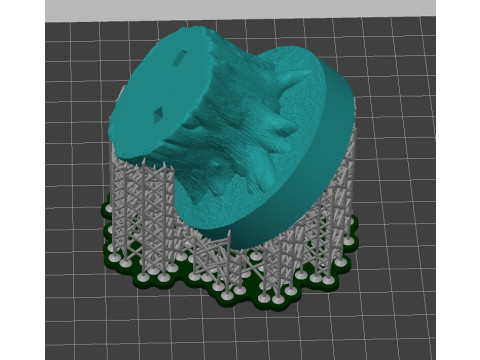 Дятел Вуди на стволе дерева Модель для 3D-печати, состоящая из 2 частей, с предварительной поддержкой 3D Принт Модель