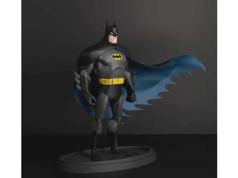 Batman Versi&oacute;n Caricatura Modelo Imprimible 3 Piezas Pre-Soportadas Modelo de impresión 3D