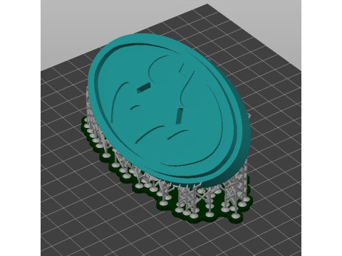 蝙蝠侠卡通版可打印模型 3 个部件预先支持 3D 打印模型