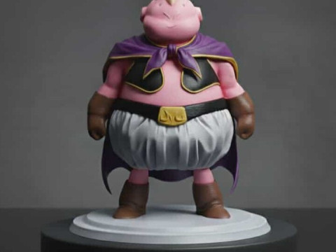 Фігурка Fat Majin Buu 12 см з попередньою підтримкою STL 3D Принт Модель