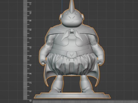 Fat Majin Buu 12 cm Action Figure STL pre-supportato Modello di stampa 3D