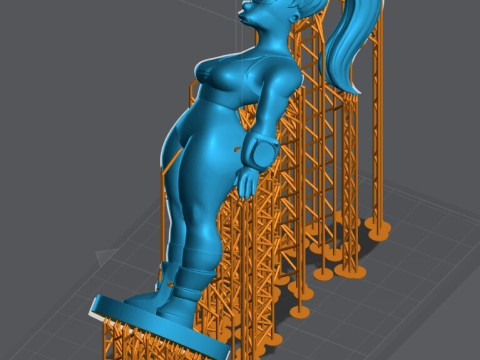 Futurama Characters Set Fry Bender Leela STL Fichiers avec présupports Modèles 3D en vedette