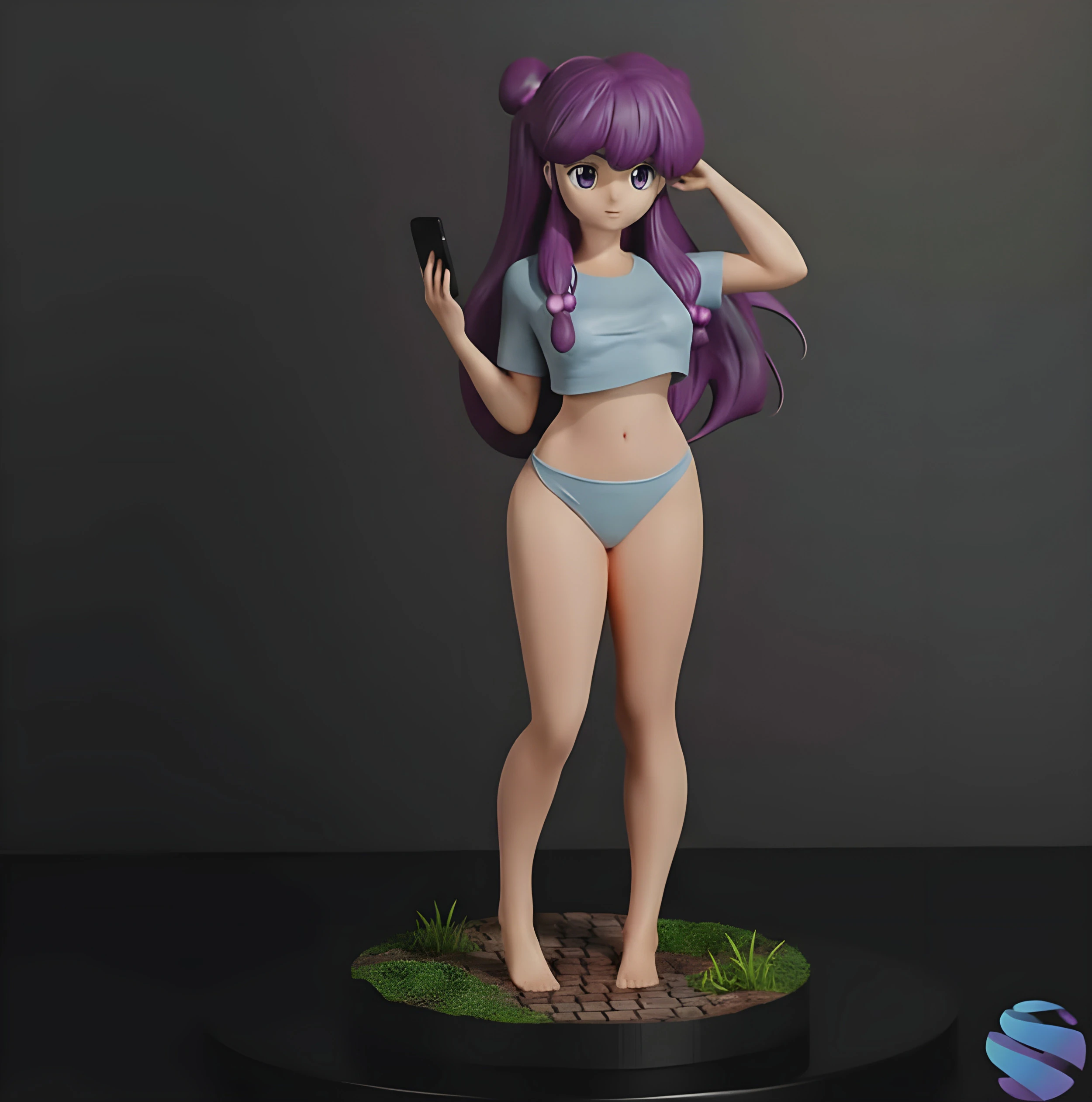 Shampoo - Ranma Split in 3 Parts 3D Print Model .c4d .max .obj .3ds .fbx .stl .blend