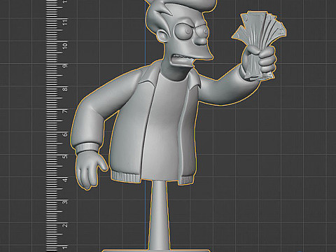 Бюст Фрая Футурама — STL для печати 3D Принт Модель