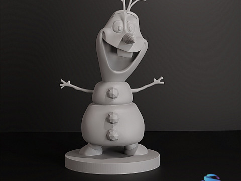 Olaf 3D 인쇄 가능한 액션 피규어 겨울왕국에서 영감을 받음 3D 프린트 모델