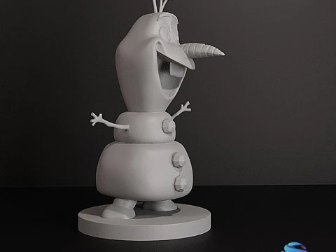 Olaf 3D Printable Action Figure Frozen-Inspired 3D Print Model