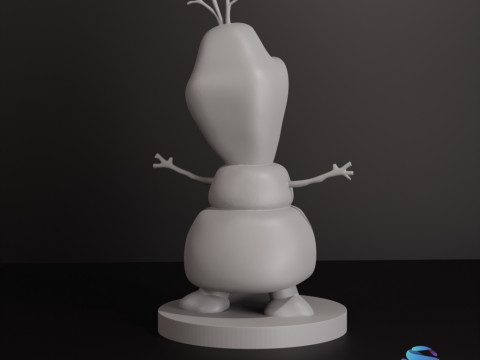 Olaf 3D 인쇄 가능한 액션 피규어 겨울왕국에서 영감을 받음 3D 프린트 모델