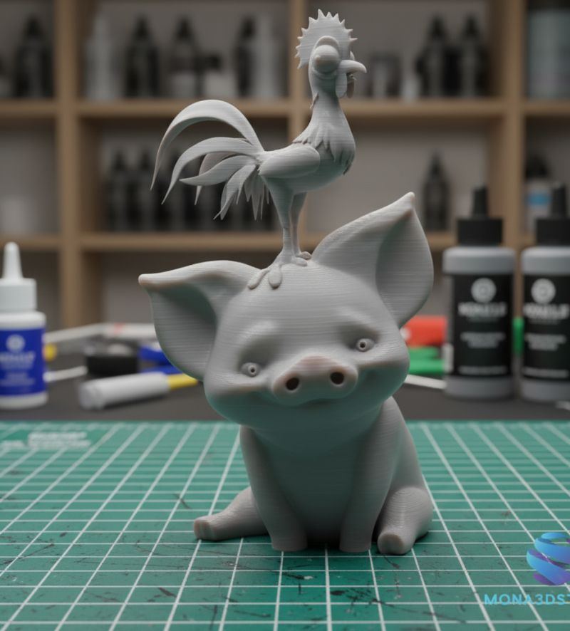 Pua Hei Hei 3D STL Pra-Mendukung Alat Pengiris Leci Model Cetak 3D .c4d .max .obj .3ds .fbx .stl .blend 