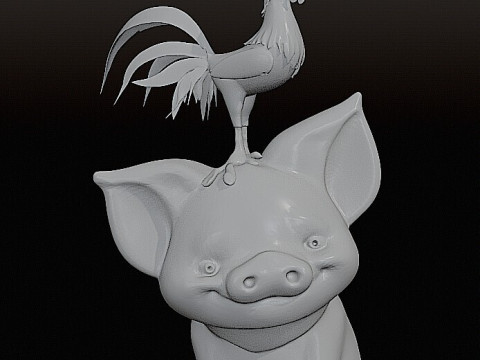 Pua Hei Hei 3D STL Pra-Mendukung Alat Pengiris Leci Model Cetak 3D