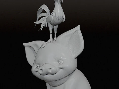 Pua Hei Hei 3D STL pre-supporta l'affettatrice di litchi Modello di stampa 3D