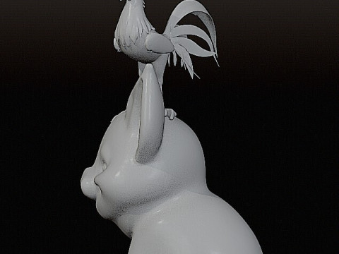 Pua Hei Hei 3D STL Pra-Mendukung Alat Pengiris Leci Model Cetak 3D