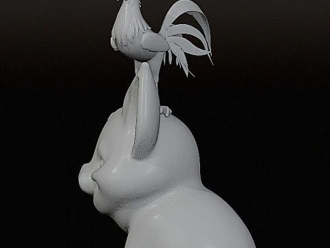 Pua Hei Hei 3D STL pre-supporta l'affettatrice di litchi Modello di stampa 3D