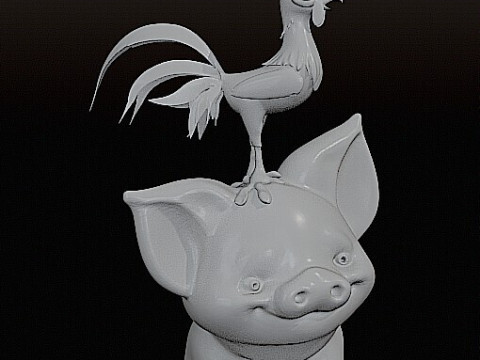 Pua Hei Hei 3D STL Pra-Mendukung Alat Pengiris Leci Model Cetak 3D