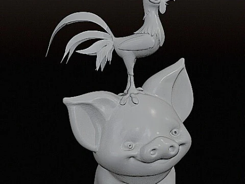 Pua Hei Hei 3D STL pre-supporta l'affettatrice di litchi Modello di stampa 3D