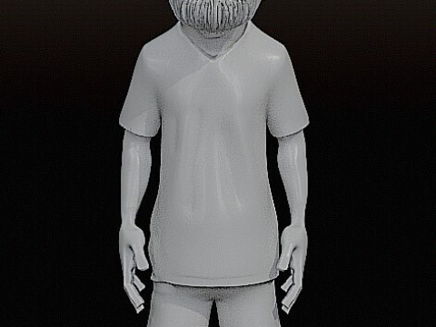 Стилізована 3D модель для друку фігурки Ліонеля Мессі 3D Принт Модель