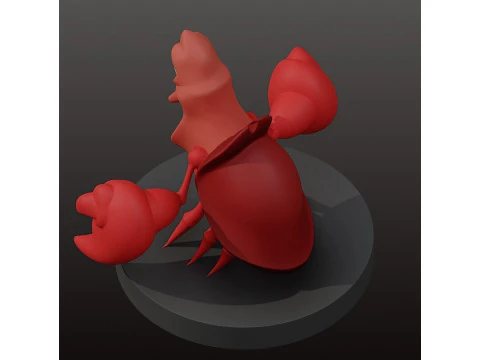 Sebastian - The Mermaid 3D Print Model